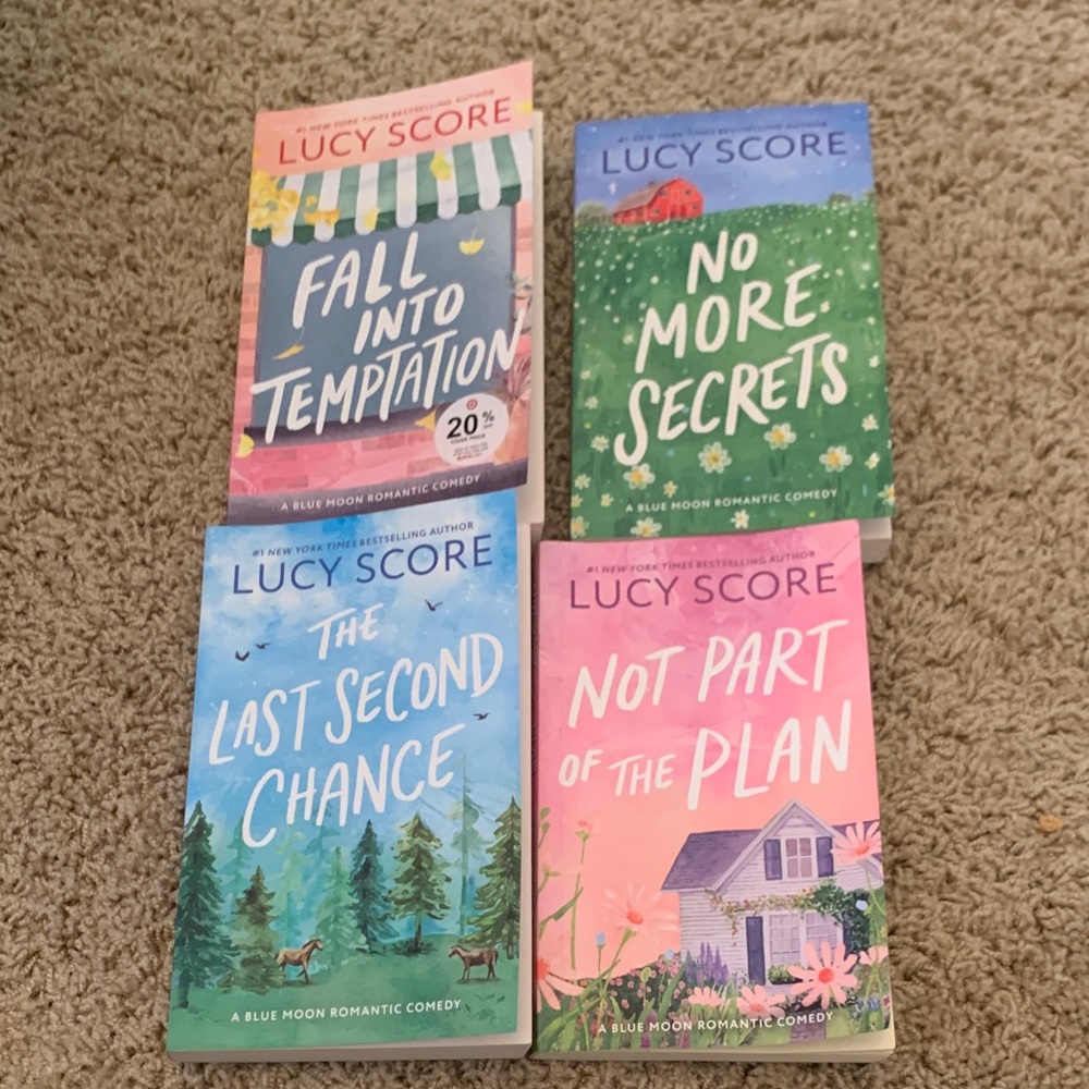Lucy Score Book Set - Colorful Covers